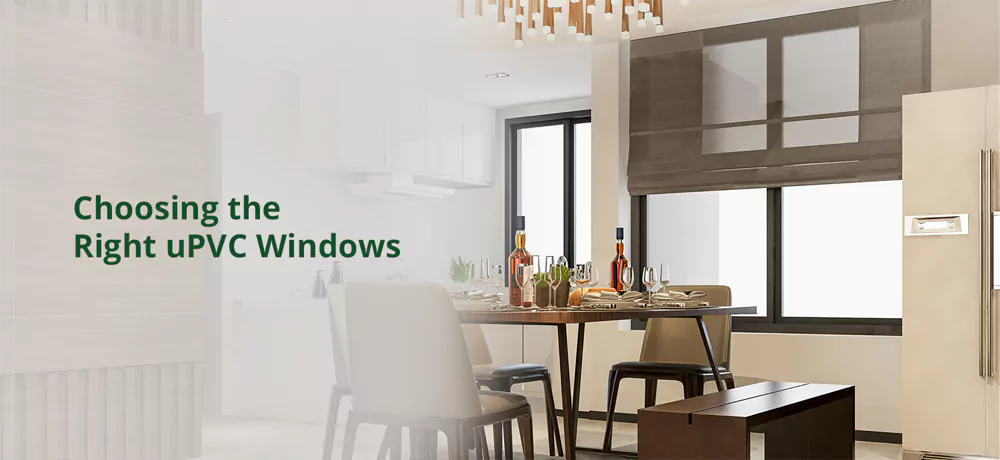 Comparison of double and triple glazing options for choosing the best uPVC windows in Hyderabad, focusing on insulation and noise reduction benefits.